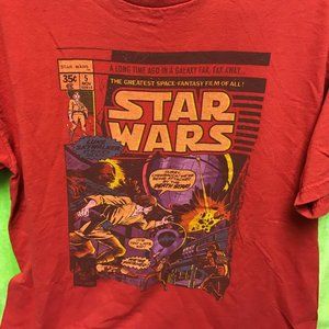 Marvel Star Wars Comic Book Cover T Shirt L